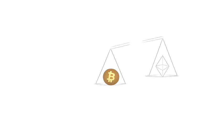 Dark cover showing cracked glass shards and a glowing coin balanced on futuristic scales of justice over a black background.