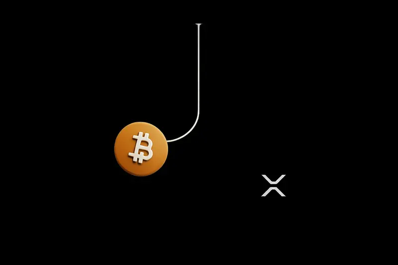 Single luminous coin rising on a thin electric tether toward a sharp glass ceiling line, with faint waveform glow on black.